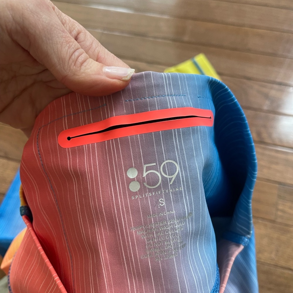 Blue yelllw orange ombré Splits59 leggings size XS - Picture 4 of 4